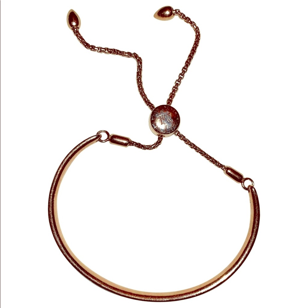 Monica Vinader Rose Gold Friendship Bracelet
